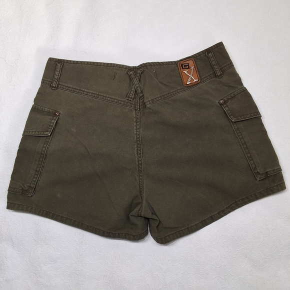 6 X Know Who You are Green Olive Shorts Size 9/10 - Picture 2 of 5